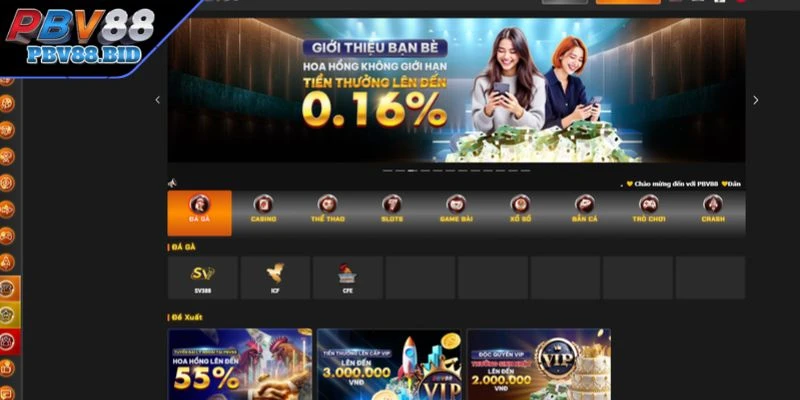 Update Link Vào PBV88 trang chủ mới nhất
